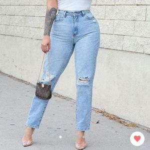 ‘ ALL SPLIT UP’ BRAND NEW FASHION NOVA JEANS